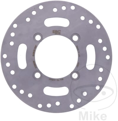 Ebc Hprs Series Solid Round Md3059 Achterste Remschijf Zilver