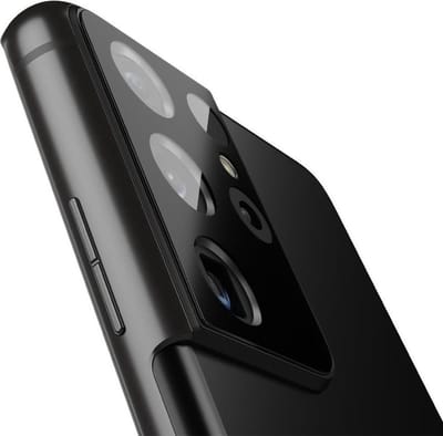 Solidenz Camera Protector - Geschikt voor Samsung Galaxy S21 Ultra - Zwart