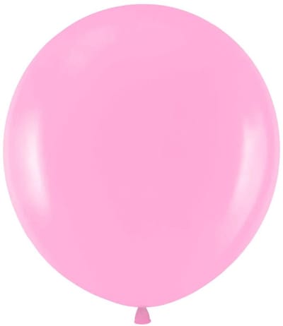 2 midi-ballonnen in roze, 45 cm