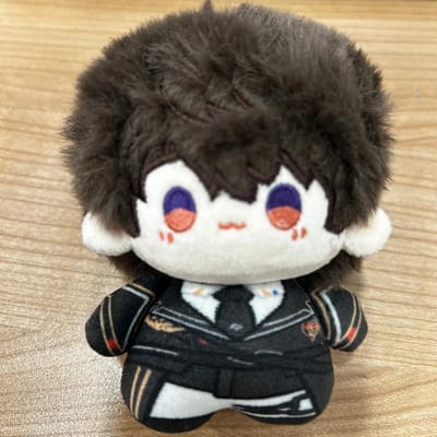 Love And Deepspace Kapitein Caleb Knuffel 10cm Mini Katoenen Pop Schattig Anime Game Karakter Knuffeltje Voor Fans Rugzak Bedeltje Cadeau 10cm