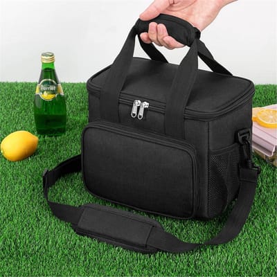GELLDG Maaltijdzak - Thermische Lunchtas - Waterdicht en Lekvrij met Schouderriem - 15L (30x23x23cm) - Geschikt voor Werk, Picknick en Reizen - Unisex