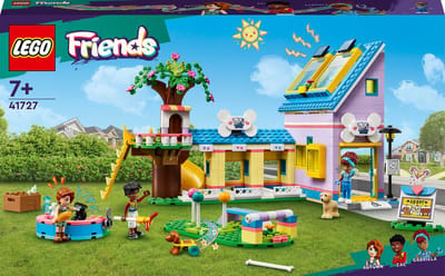 LEGO 41727 Friends Honden reddingscentrum, Bouwpakket voor Kinderen met Autumn en Zac Poppetjes