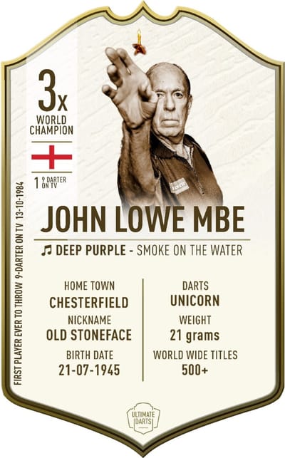 Ultimate Card Immortals John Lowe | 37x25cm