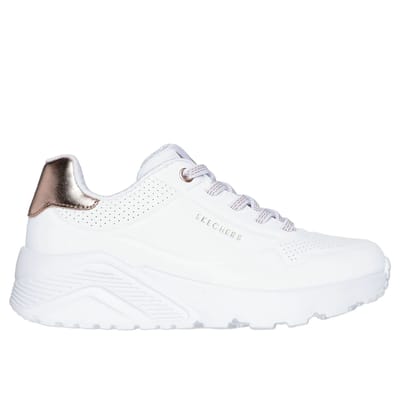 Skechers Uno Lite Metallic Mode Schoenen Wit EU 33 1/2 Kinderen