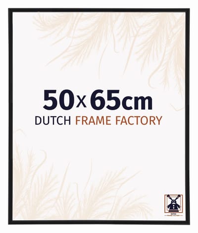 Fotolijst 50x65 cm - Kunststof - Zwart Mat - Angers