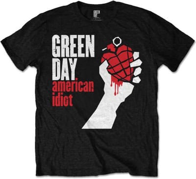 Green Day - American Idiot Heren T-shirt - 4XL - Zwart