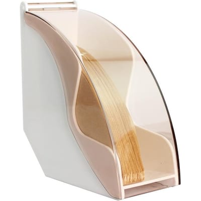 Boîte à filtres en plastique anti-poussière porte-filtres, porte-filtres à café porte-filtres boîte de rangement anti-poussière porte-rangement blanc