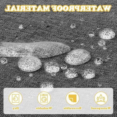 Vouwbare honden- en kattendeken voor buitengebruik, waterdicht en antislip, ideaal voor reizen en in de auto, grijs, maat S
