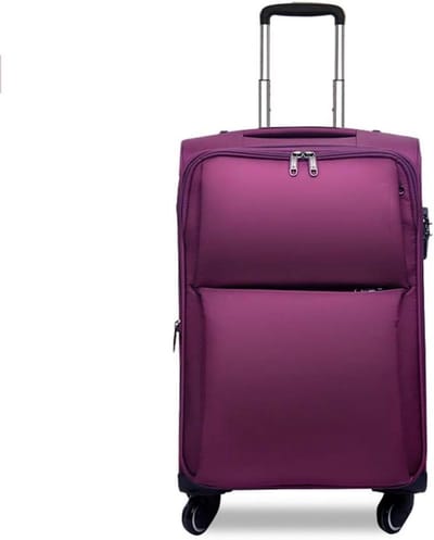 Koffer Spinner Trolley - Reiskoffer Wieltjes - Reizen Organiseren - Waterdichte Oxford Stof - 51L - Paars