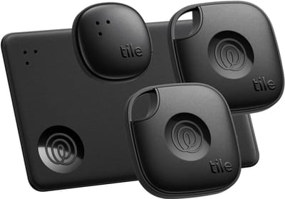 Bluetooth Trackers - Zoekhulp Set - Spullen Terugvinden - Vind Je Telefoon - 4 Stuks - Zwart