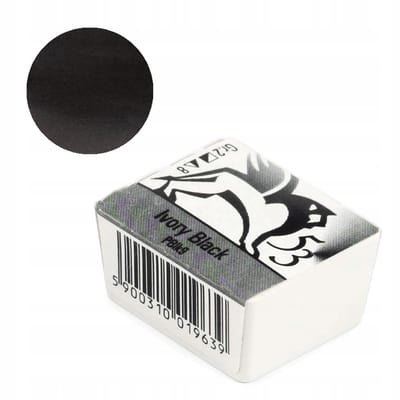 Renesans Aquarel Verf - Zwart Ivoor (1,5 ml)