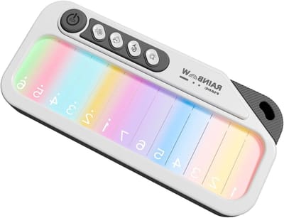 Speelgoedpiano Kinderen - Mini Keyboard Muziek - Muziek Leren Spelen - Draagbaar Lichtgevend Toetsenbord