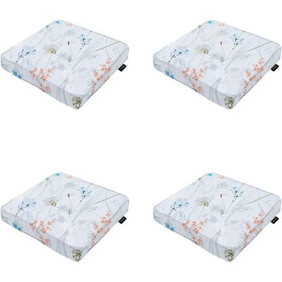 Madison - Zitkussen Donna azure canvas eco+ - Ca. 40x40 cm - Set van 4