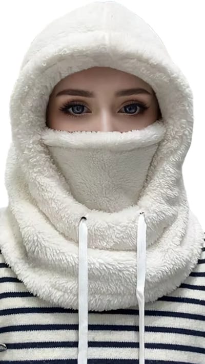 Verstelbare Wintermuts met Warme Voering – Winddichte Ski Gezichtsbedekking, Thermische Muts voor Heren en Dames, Outdoor & Snowboard