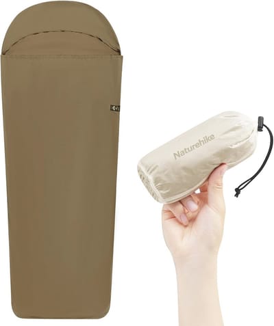Ultralight Huttenslaapzak Liner - Draagbaar Reisdeken van 128 g voor Backpacking en Camping