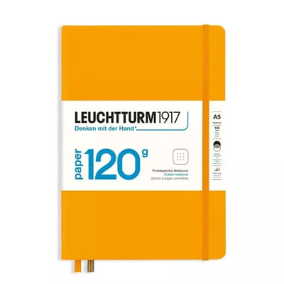 Leuchtturm1917 notitieboek - 120 grams - medium A5 notitieboek – dotted - rising sun