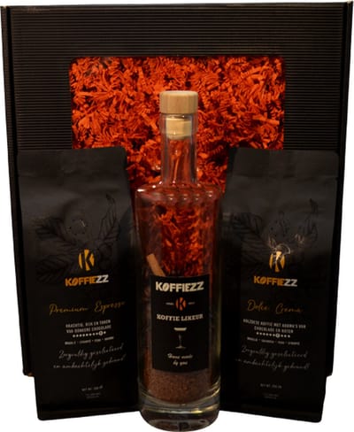 Koffiegeschenk `bij de koffie` koffie cadeau koffie geschenk altijd goed cadeau