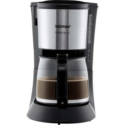 Zelmer ZCM1200 Capriccio koffiezetapparaat zilver-zwart