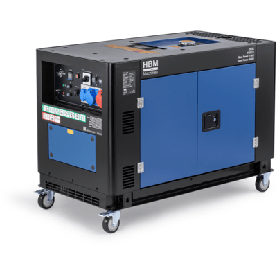 HBM diesel aggregaat, generator 870 cc dieselkrachtstroom 230/400V 11000W