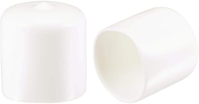 Dailygoods- Rubberen Eindkap 50 Stuks - 25 mm ID - Flexibele Schroefdoppen - Draadbeschermers - Zachte Rubber Hoezen - Hoogwaardig PVC Materiaal - Draadkap