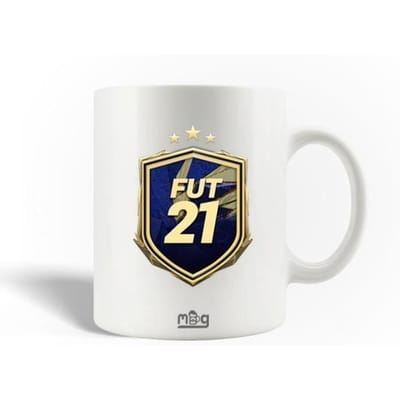 Mug en Céramique FIFA 21 Ultimate Team FUT 21 Jeu vidéo Logo Jaune