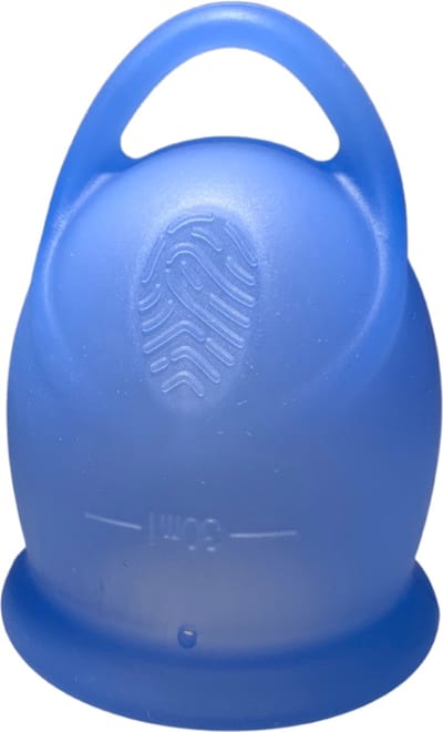 green-goose® Siliconen Menstruatie Cup - Blauw - Veilig, comfortabel en milieuvriendelijk