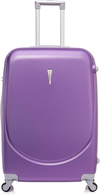 Koffer Set - Reis Tassen - Veilig Reizen - Lichtgewicht ABS - 3 Delig - Paars