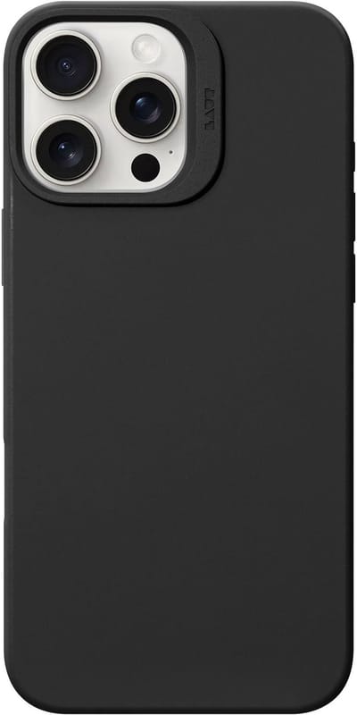 LAUT Huex Slim iPhone 16 Pro Max Hoesje – Zwart – Gerecycled Materiaal – Slanke Beschermhoes