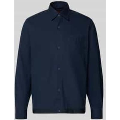 regular fit overshirt van katoenmix model 'LOBEL_M'