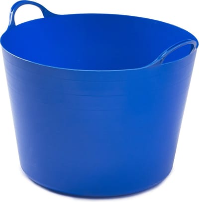 Whitefurze Flexibele emmer - 39 liter - Kunststof - Blauw - 43 x 49 x 37 cm