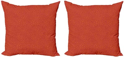 ABAKUHAUS Bloemenkussenhoes Set (2x45x45 cm) – Omkeerbare Print – Rits – Multicolor