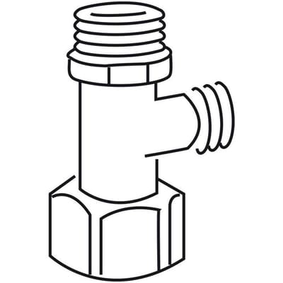 Mepa Angle valve 1/2 x 3/8, 590.803