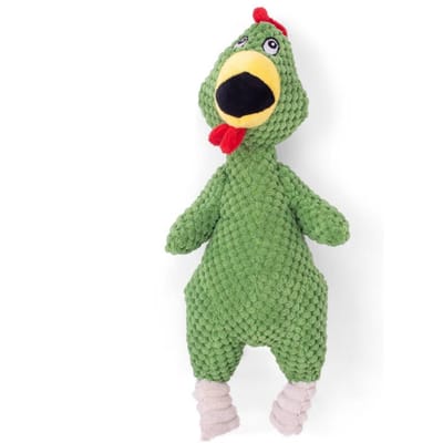 Nieuw Pluche Huisdier Speelgoed Kleurrijke Ananas Schreeuwende Kip om Verveling te Verlichten Hond Tanden Slijpen Kauwspeelgoed 35*15cm