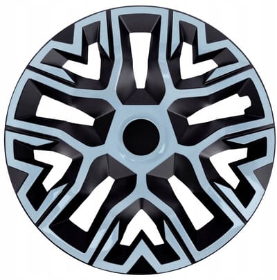 Universele wieldop 14'' NRM The Best Bicolor azuurblauw/zwart 1 stuk