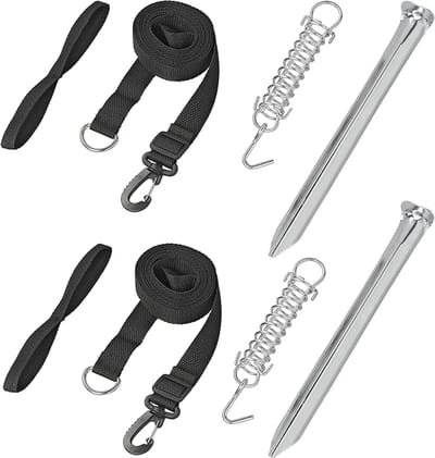 VCTparts® Stormband Set 2x3m Universeel Ideaal voor Caravan- en Camperluifels en Voortenten