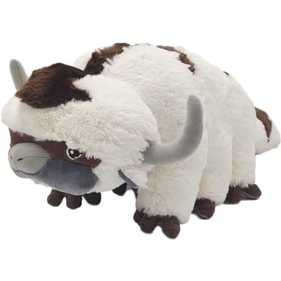 45-53cm Haute Qualité Anime Avatar de Haute Qualité Le Dernier Maître de l'Air de Haute Qualité Appa en Peluche de Haute Qualité Jouet gray