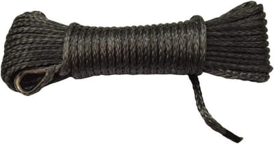 Lier Touw - Synthetisch Lierkabel - Voertuig Hulp - Minimale Stretch - 5mm x 15m - Grijs