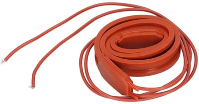 Dailygoods - Siliconen Verwarmingsdraad - Waterdichte Verwarming - Flexibel en Zelfregelend - 15 x 500 mm - Anti-vorst Kabel - Geschikt voor Diverse T...