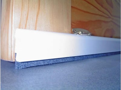 Tochtstopper van hout 81.5 wit - Burcasa - Decoratieve deurstopper draft stopper for the door