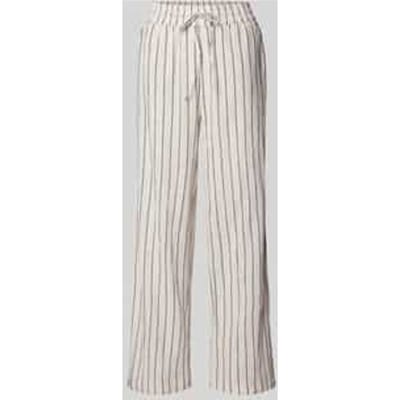 Loose fit stoffen broek van puur katoen model 'TIZIANA'