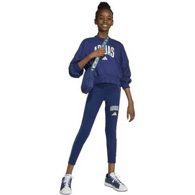 Adidas Sportswear Train Essentials Collegiate Print Leggings Dark B Maat: 164 | Broeken Outlet | Unisex | Blauw