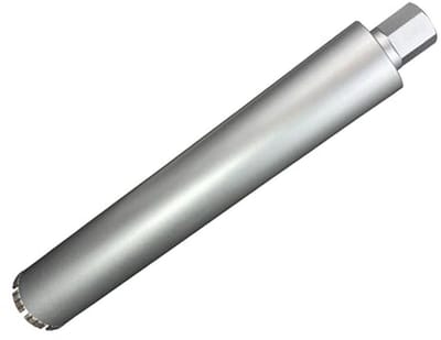 Diamant boorkroon - Boor kroon - Beton Boren - Gesoldeerde uitvoering - 82 mm - Grijs
