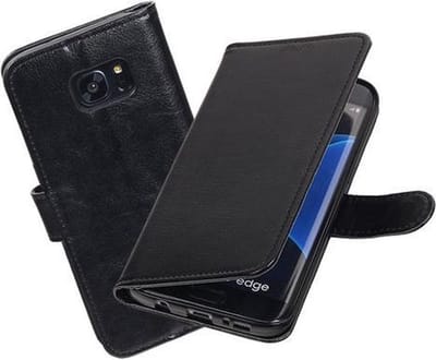 BestCases.nl Zwart Portemonnee booktype hoesje Samsung Galaxy S7 Edge G935F