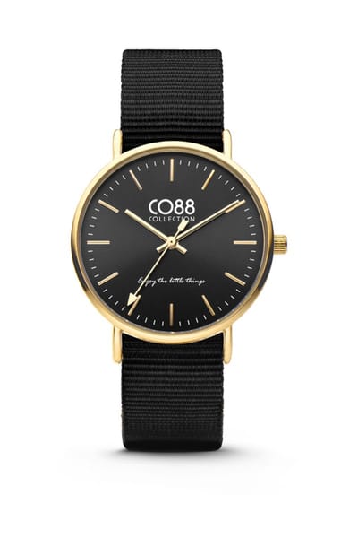 CO88 Collection 8CW-10019 - Horloge - Nato Nylon - zwart - 36 mm