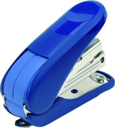 Mini Stapler - Kantoor Stapler - Papier Bundelen - Krachtige Ondersteuning - 20 Vel - Blauw
