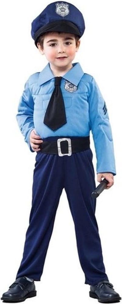 Politieman verkleedkleding kostuum - voor jongens - politie agent - carnaval - verkleedpak 92/104