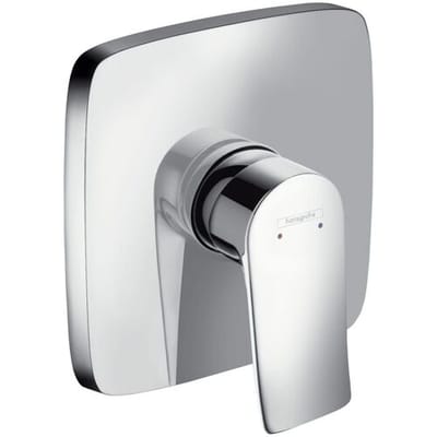 Hansgrohe Metris Afbouwdeel - voor inbouw douchekraan rechthoekig - hoogglans chroom
