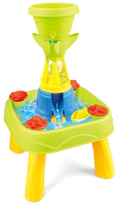 Kiddel 2-in-1 Watertafel & Zandtafel – Educatief Speelgoed voor Binnen & Buiten – Speeltafel met 18 Accessoires – Zomers Kinderspeelgoed voor Jongens & Meisjes vanaf 3 Jaar
