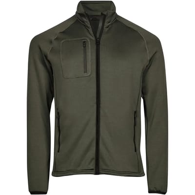 Tee Jays - Stretch Fleece Jacket - Deep Green maat S