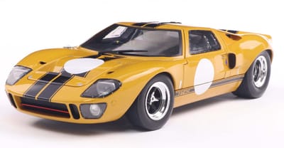 Ford GT 40 MK 1 '68, geel Solido schaal 1:18